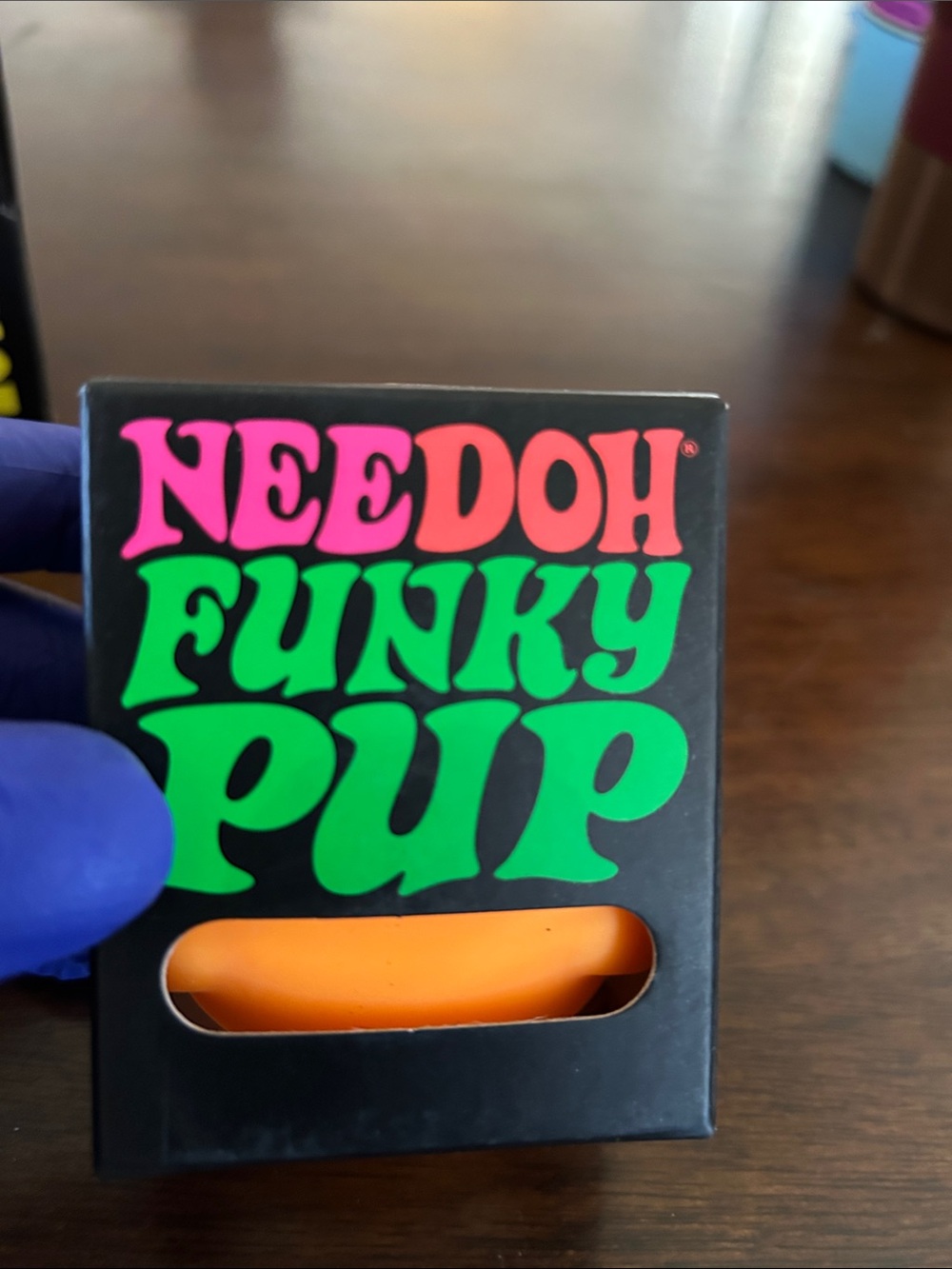 Funky Pup Soft Squeeze Toy - Orange
